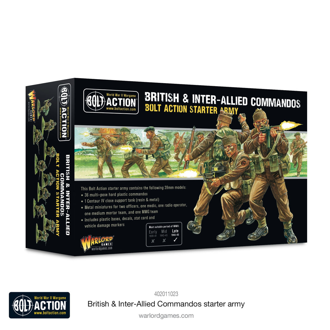 Bolt Action: Churchill's Gangsters British & Inter-Allied Commandos starter army