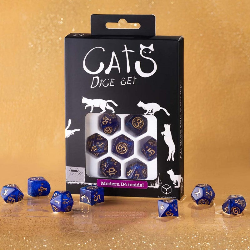 CATS Modern Dice Set: Meowster (Q-Workshop) (RCAT04)