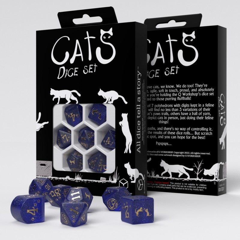 CATS Modern Dice Set: Meowster (Q-Workshop) (RCAT04)