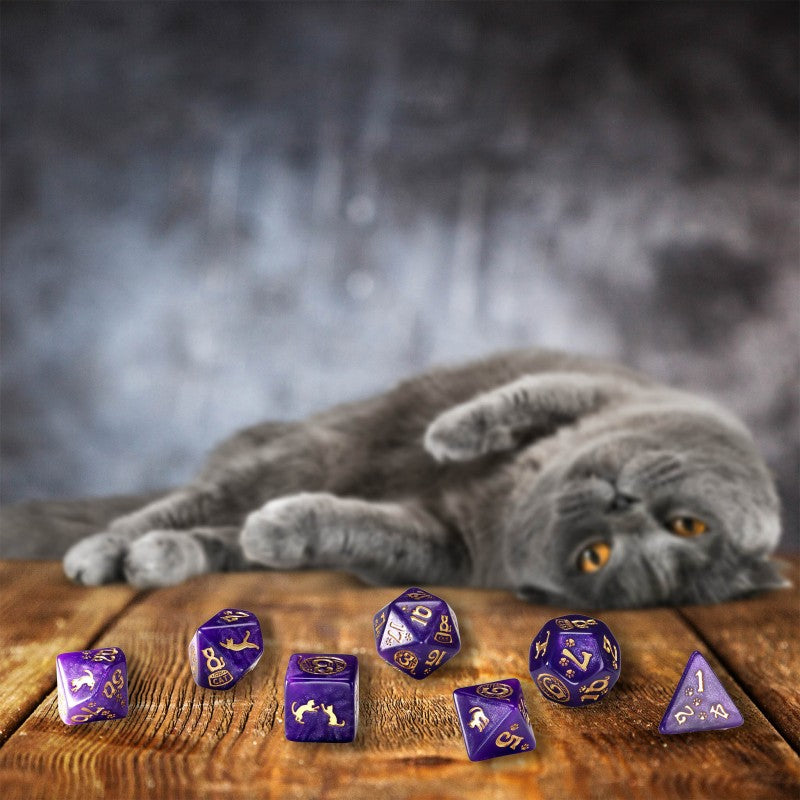 Cats Dice Set: Purrito (Q-Workshop) (SCAT01)
