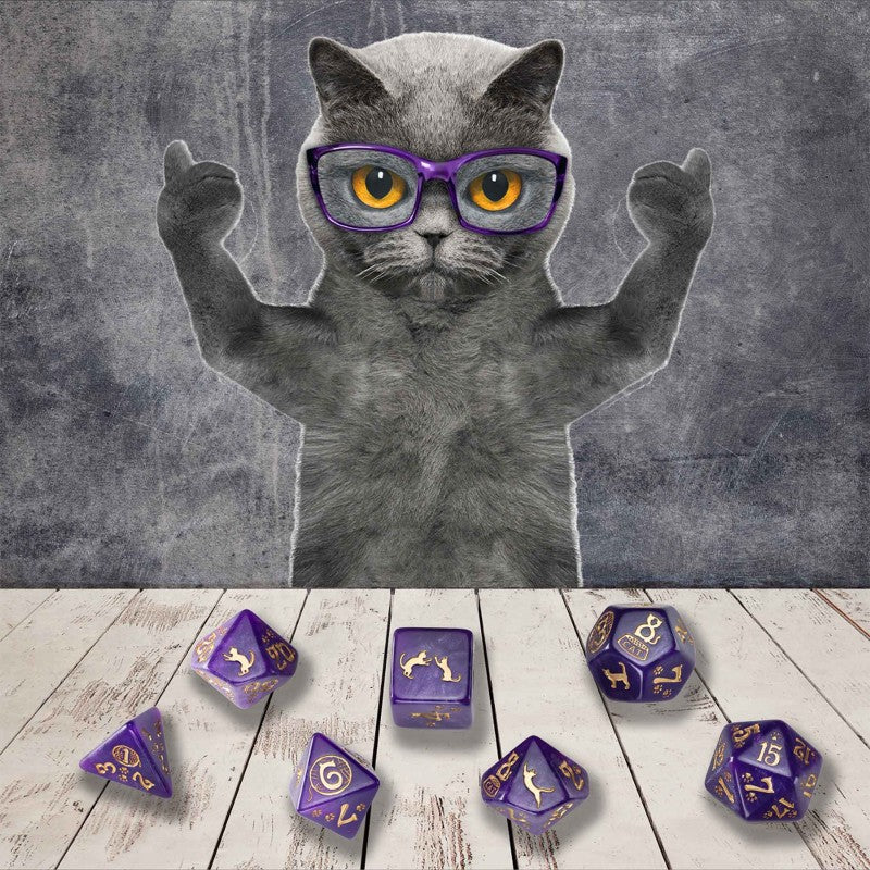 Cats Dice Set: Purrito (Q-Workshop) (SCAT01)