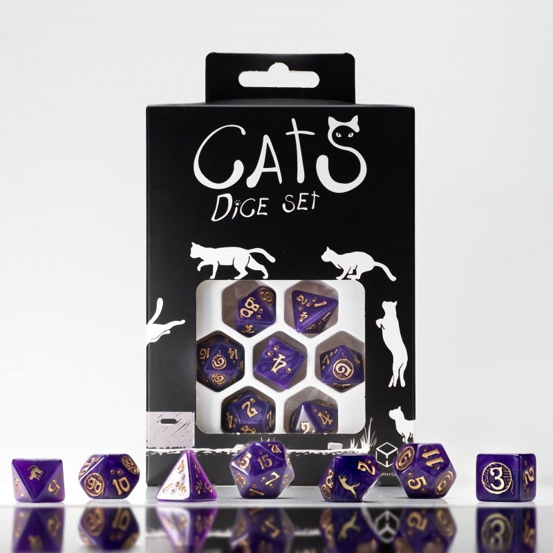 Cats Dice Set: Purrito (Q-Workshop) (SCAT01)