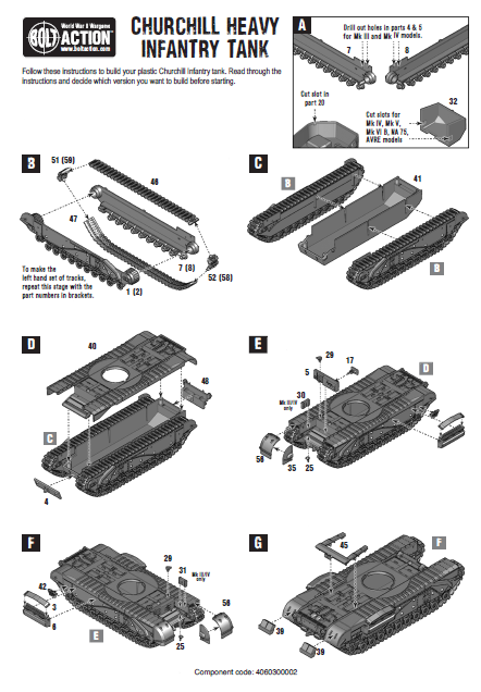 Bolt Action: Churchill Tank (Plastic)