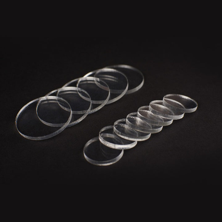 Clear Acrylic Miniature Bases (3mm) (LaserOx)