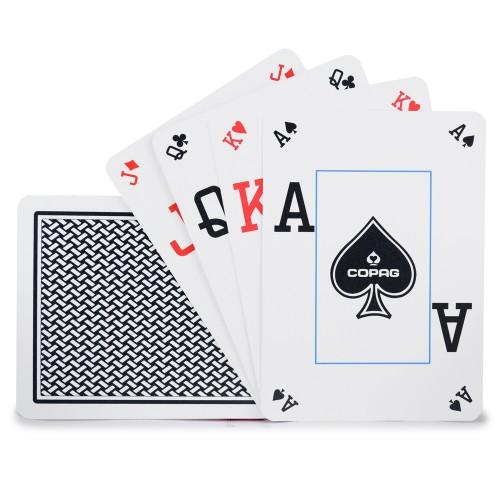 Copag, 100% Plastik Poker - Texas Hold'em Silver