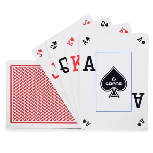 Copag, 100% Plastik Poker - Texas Hold'em Silver