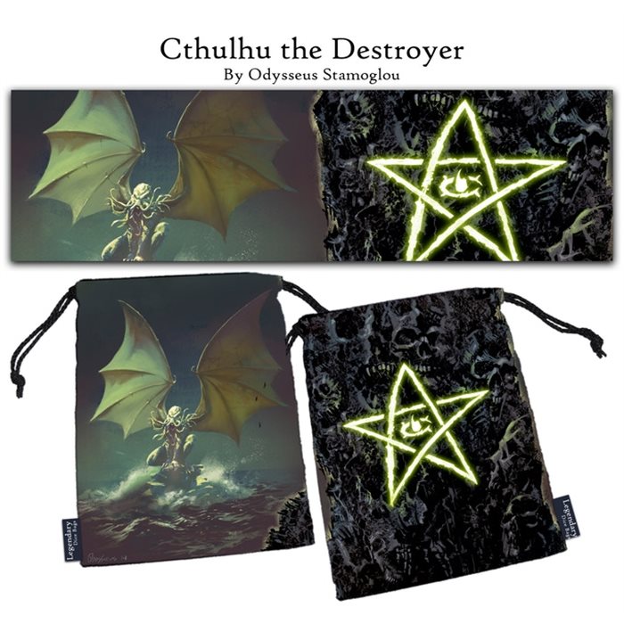 Cthulhu The Destroyer - Pouch / Dice Bag (Drawlab)
