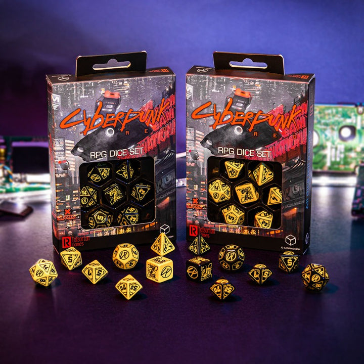 Cyberpunk Red Dice Set: Danger Zone (Q-Workshop) (SCPU03)
