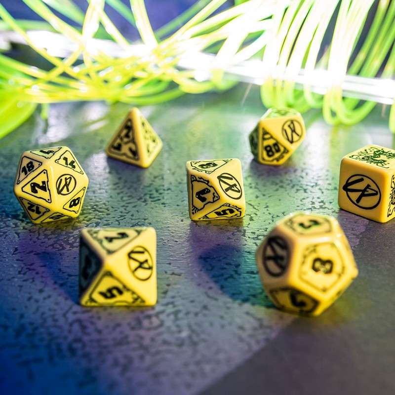 Cyberpunk Red Dice Set: Danger Zone (Q-Workshop) (SCPU03)