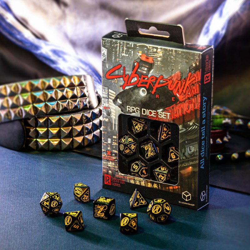 Cyberpunk Red Dice Set: Wet Work (Q-Workshop) (SCPU07)