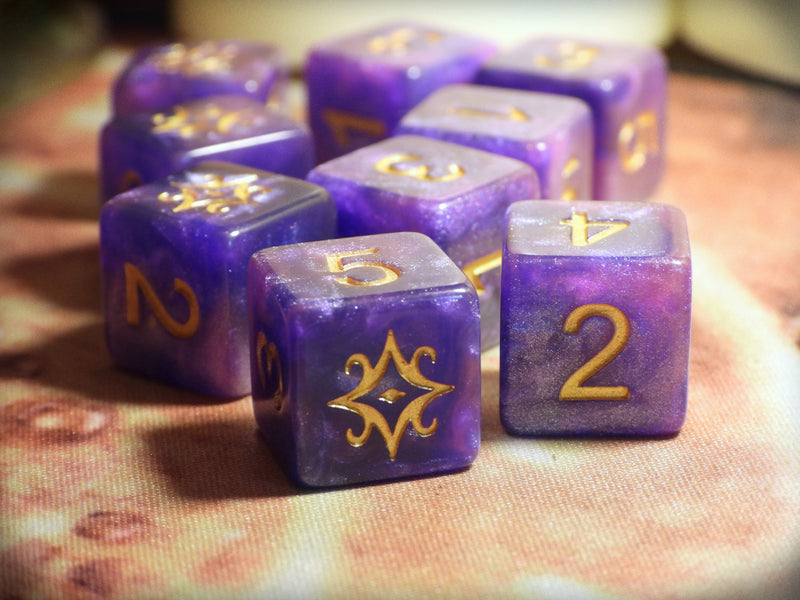 Elder Dice: Star of Azathoth - Nebula d6 Set