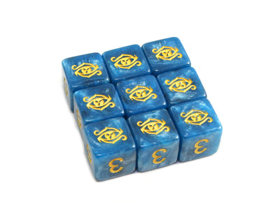 Elder Dice: Eye of Chaos Dice - Nebula d6 Set