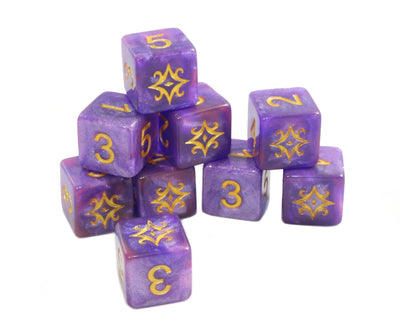 Elder Dice: Star of Azathoth - Nebula d6 Set