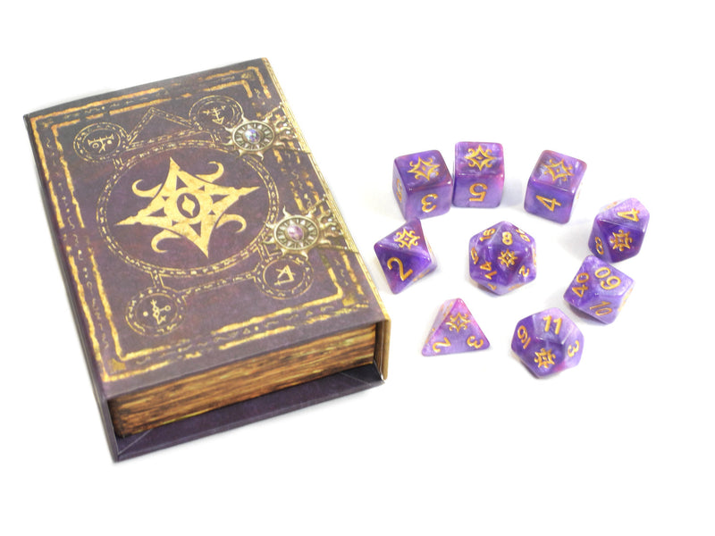 Elder Dice: Star of Azathoth Dice - Nebula Polyhedral Set