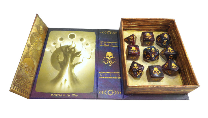 Elder Dice: Seal of Yog-Sothoth Dice - Nebula Polyhedral Set