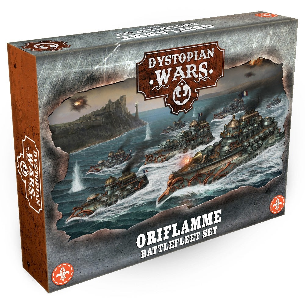 Dystopian Wars: Oriflamme Battlefleet Set