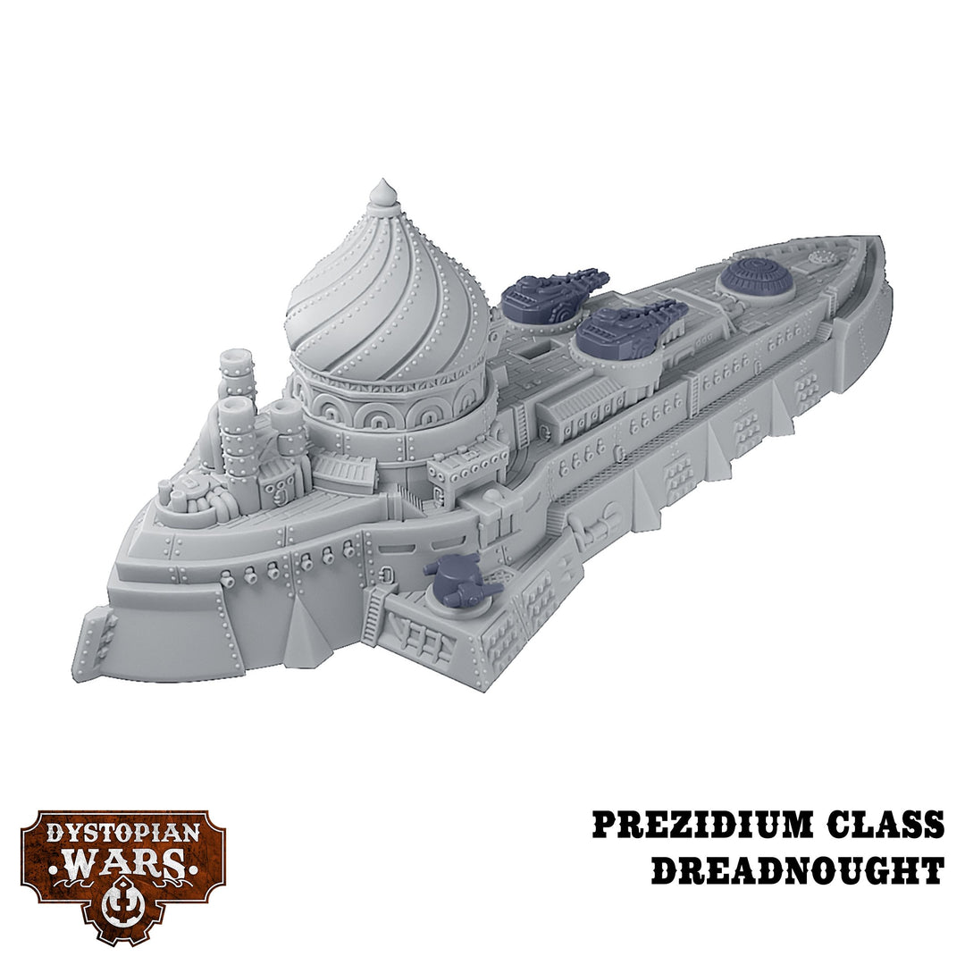 Dystopian Wars: Rikhter Battlefleet Set