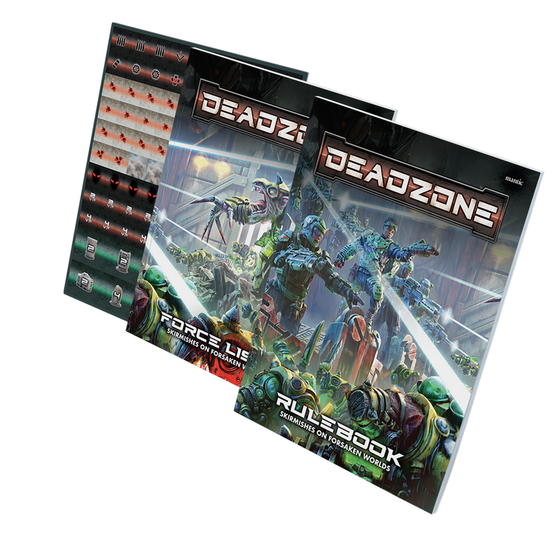 Deadzone 3rd Edition Rulebooks and Counter Sheet Pack