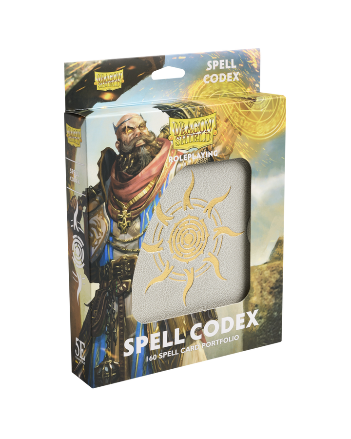 Dragon Shield Spell Codex - Ashen White (AT-50017)