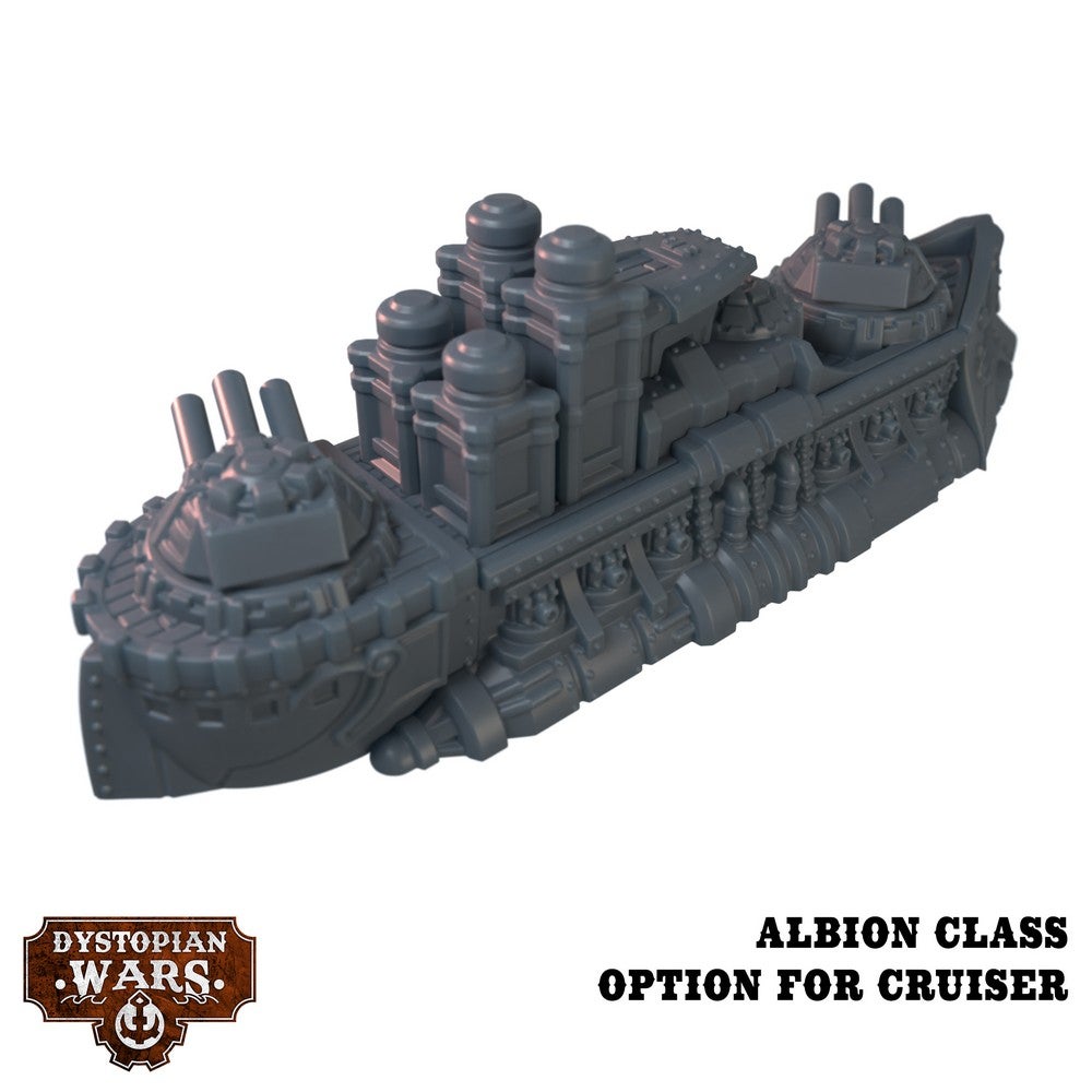 Dystopian Wars: Britannia Battlefleet Set