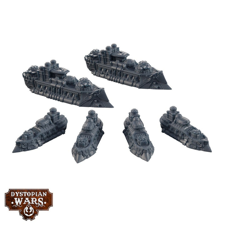 Dystopian Wars: Crown Frontline Squadrons
