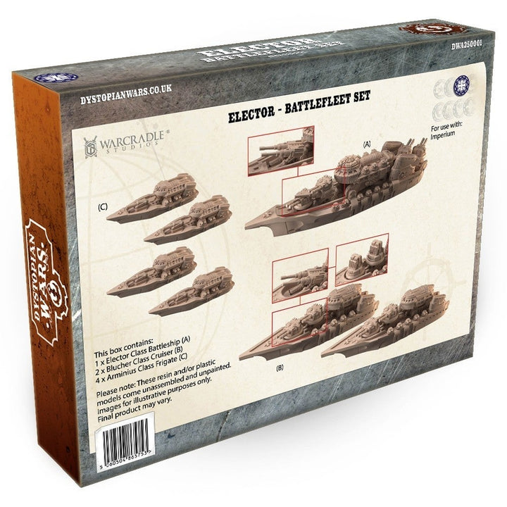Dystopian Wars: Elector Battlefleet Set