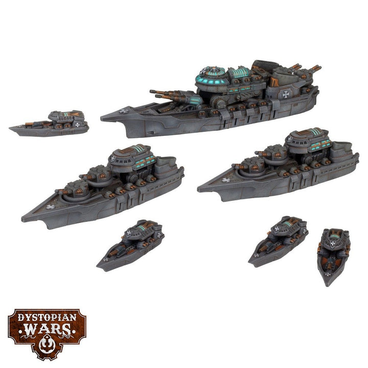 Dystopian Wars: Elector Battlefleet Set