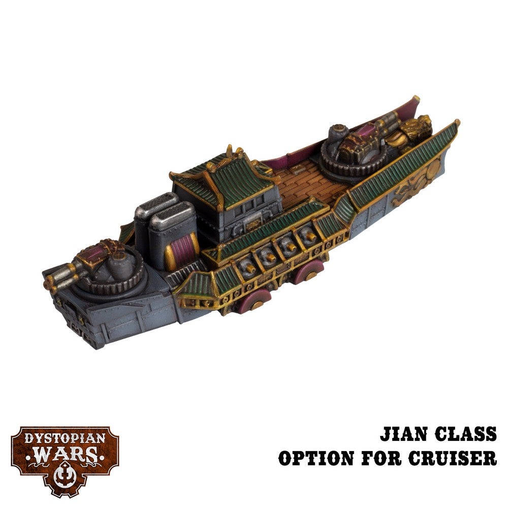 Dystopian Wars: Ning Jing Battlefleet Set