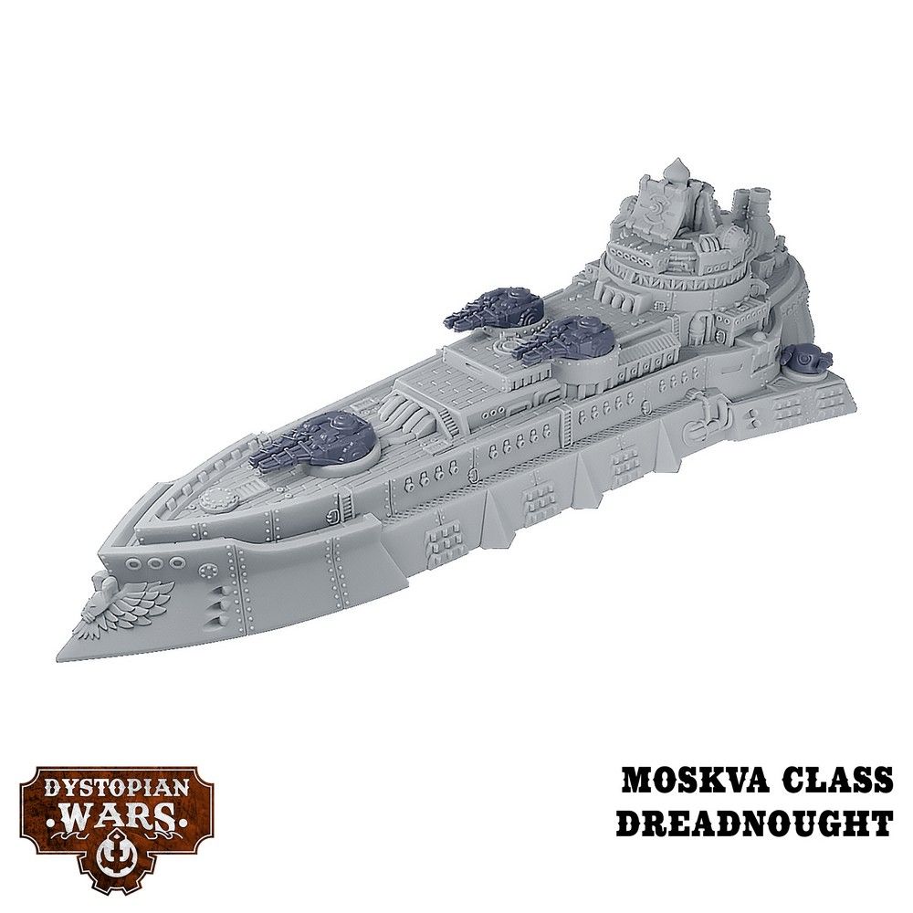 Dystopian Wars: Rikhter Battlefleet Set
