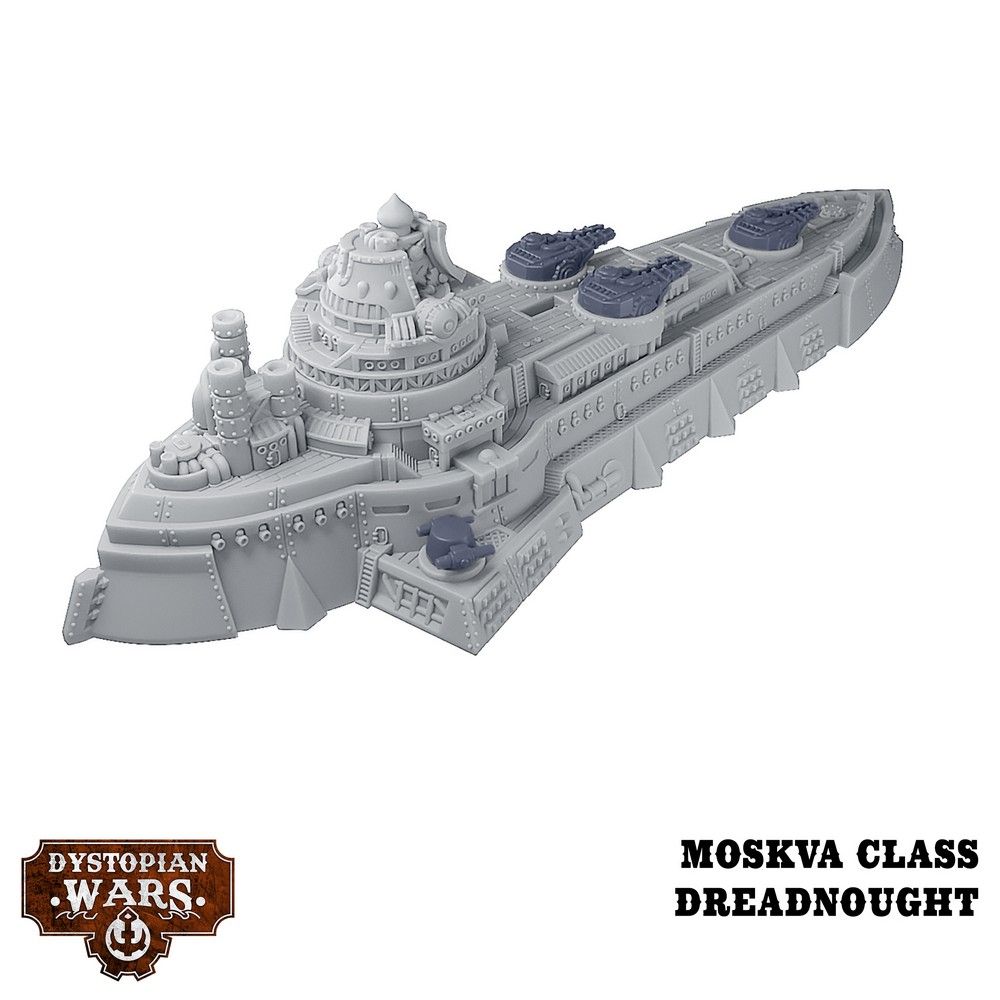 Dystopian Wars: Rikhter Battlefleet Set