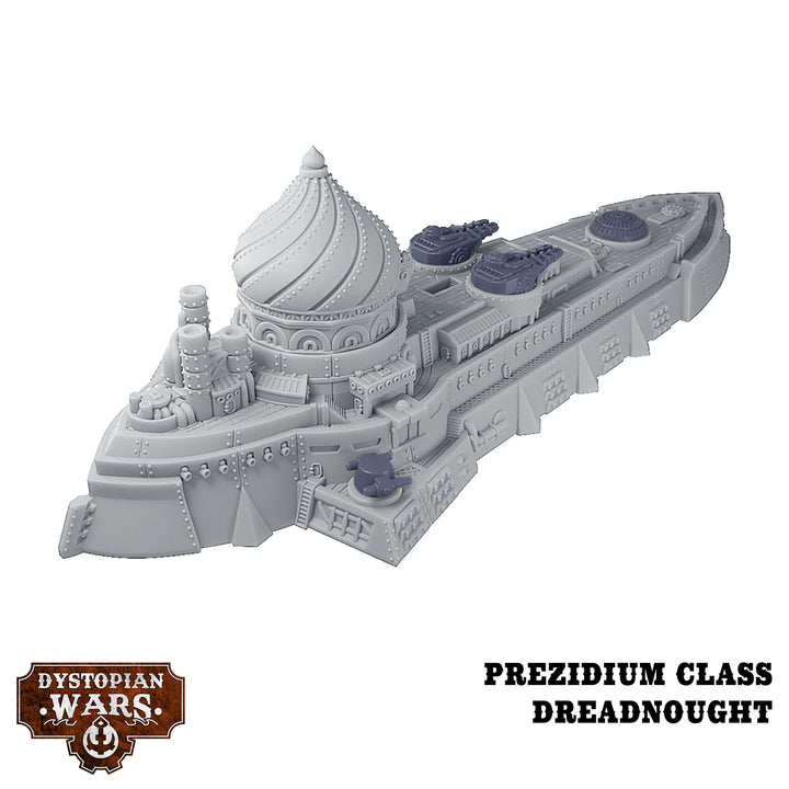 Dystopian Wars: Rikhter Battlefleet Set