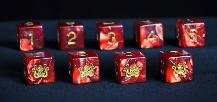 Elder Dice: Red Cthulhu (d6 Tube)