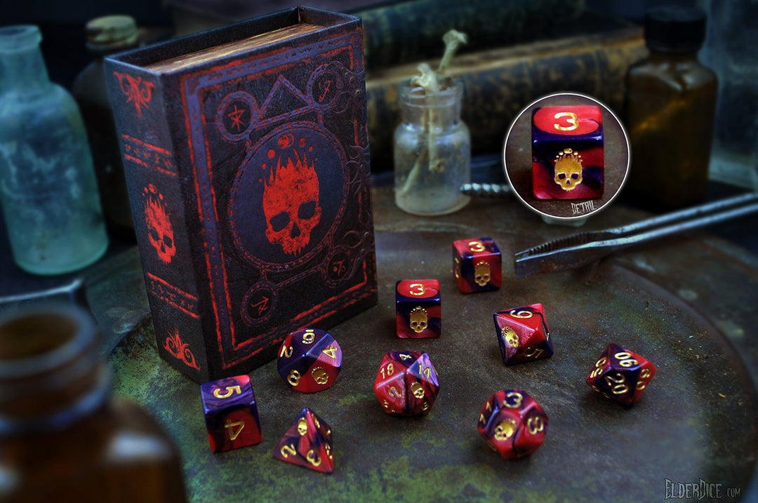 Elder Dice: Mark of the Necronomicon Polyhedral Set