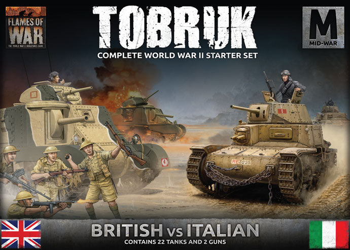 Flames of War: Tobruk Starter Set (MW Italy vs British) (FWBX12)