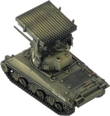 Flames of War: M4 Sherman (Calliope) Launchers (Upgrade Pack) (US147)