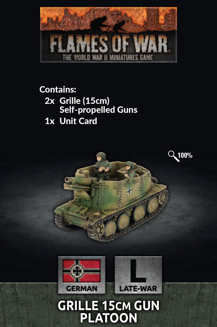 Flames of War: Grille 15cm Gun Platoon (x2) (GE151)