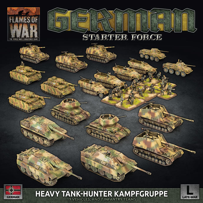 Flames of War: German Heavy Tank Hunter Kampfgruppe (Plastic) (GEAB21)