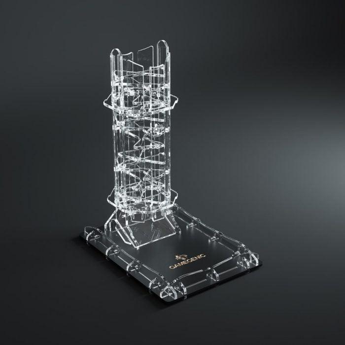 Gamegenic Crystal Twister Dice Tower (clear)