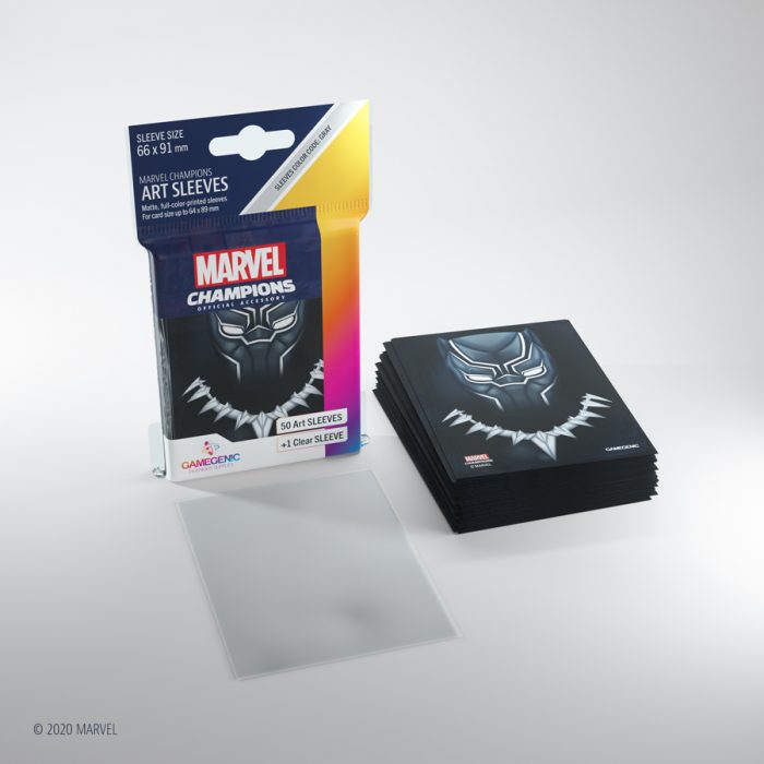 Gamegenic Marvel Champions Art Sleeves - Black Panther