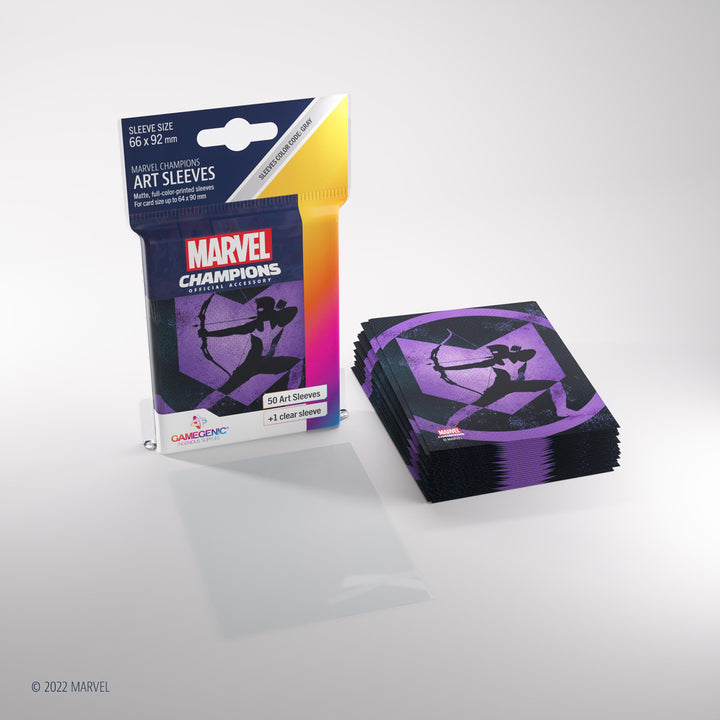 Gamegenic Marvel Champions Art Sleeves - Hawkeye