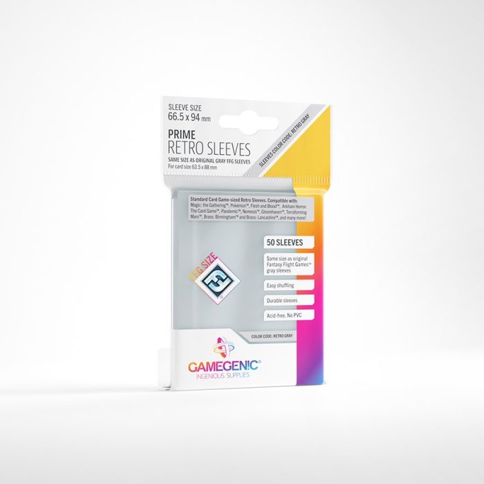 Gamegenic PRIME Retro Sleeves (clear)