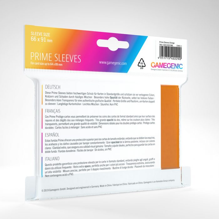 Gamegenic Prime Sleeves (orange)