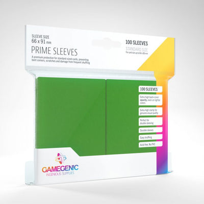 Gamegenic Prime Sleeves (green)