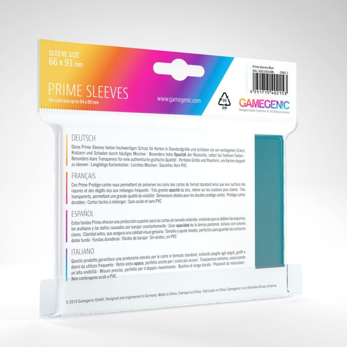 Gamegenic Prime Sleeves (blue)