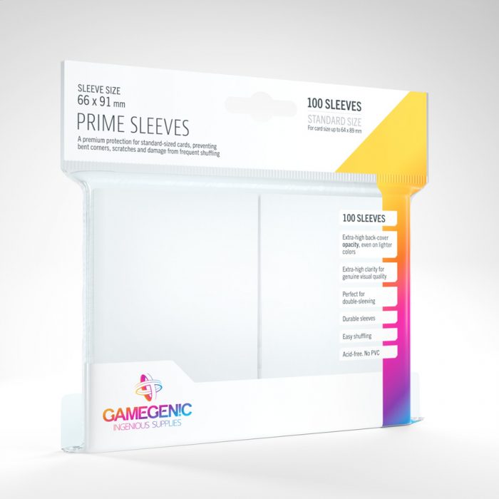 Gamegenic Prime Sleeves (white)