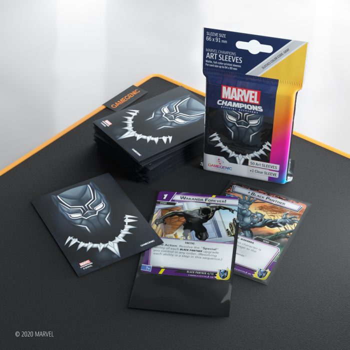Gamegenic Marvel Champions Art Sleeves - Black Panther
