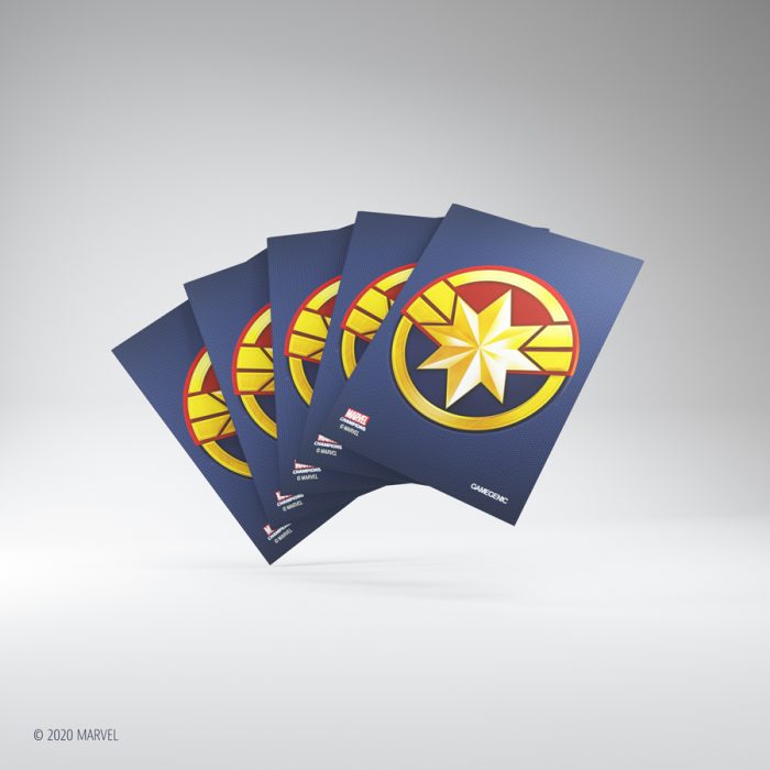 Gamegenic Marvel Champions Art Sleeves - Captain Marvel