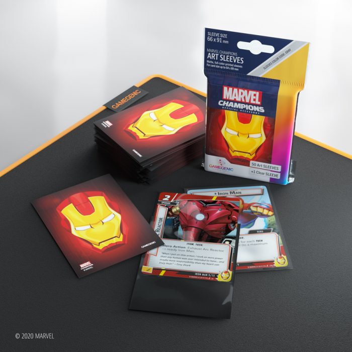 Gamegenic Marvel Champions Art Sleeves - Iron Man