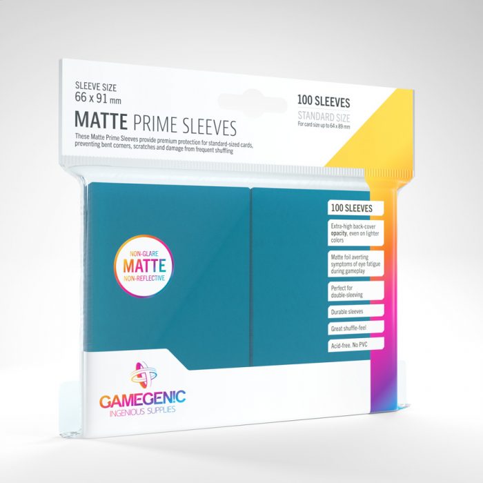 Gamegenic Matte Prime Sleeves (blue)