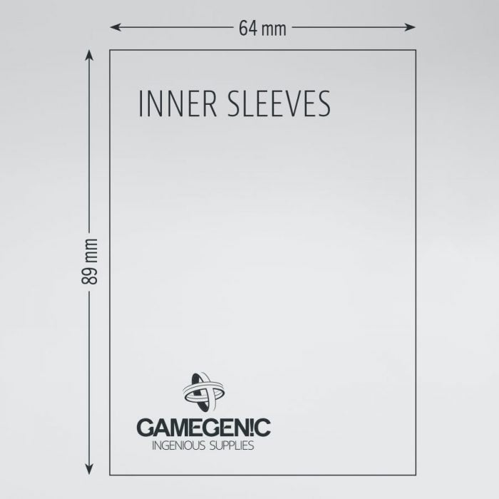 Gamegenic Prime Double Sleeving Pack 100 (black-prime)